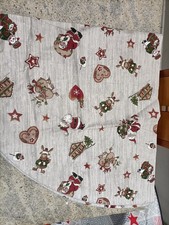 Tovaglia in cotone ovale  natalizia