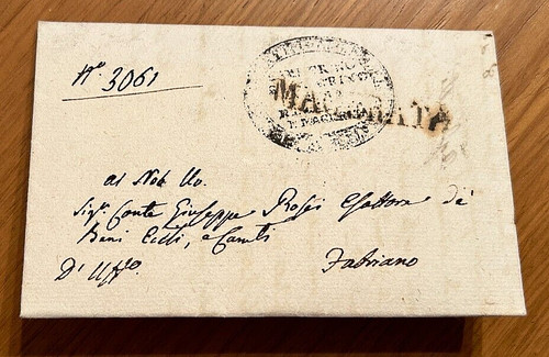 Antica lettera inviata - inviata, al