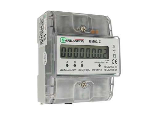 Contatore energia trifase - di,