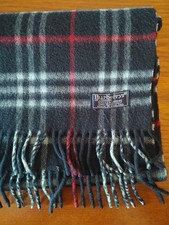 Sciarpa Burberrys of London 100% cashmere anni '80 nuova