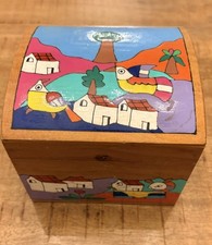 Scatola portagioie in legno