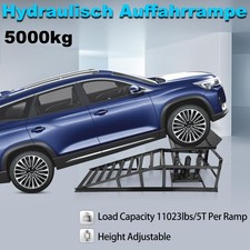 Rampa di accesso idraulica cric 5000 kg rampa rampa di carico 5T auto veicolo