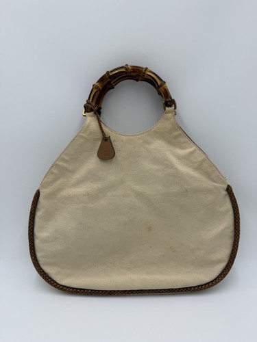 Gucci bamboo top handle bag - bamboo,