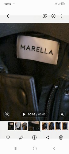 Giacca pelle donna marella - pelle,