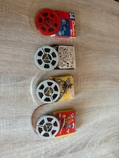 PELLICOLE SUPER  8 VINTAGE CON CUSTODIE NON VERIFICATE, Lotto Da 4pezzi