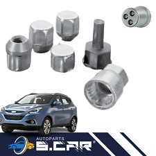 Kit 4 Dadi Antifurto Per Hyundai ix35 Bulloni Per Cerchi In Lega e Acciaio  H1