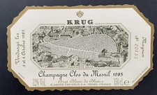 Une étiquette de champagne