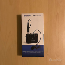 Zoom F2 Field audio recorder + Lavalier Mic Colore Nero. Condizione pari a nuovo