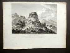 Incisione Pietre Vulcaniche Montagna di S. Venere Bucheri Vizini Val di Noto