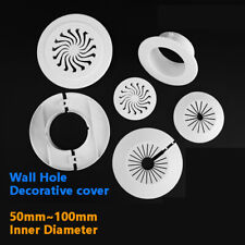 Foro da parete in plastica copertura decorativa copri tubi diametro interno da 40 mm a 100 mm