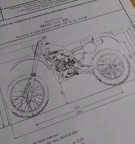 Moto maico 490 cross tipo - maico,