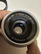 FUJIFILM Fujinon Lens XF35mm F2R WR  (Silver) Like New