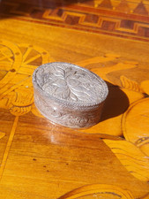 ANTICA SCATOLINA PORTA PILLOLE ARGENTO 800