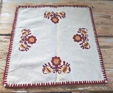 Tovaglietta Centrino Cotone Ricamato A Mano Pizzo Uncinetto
