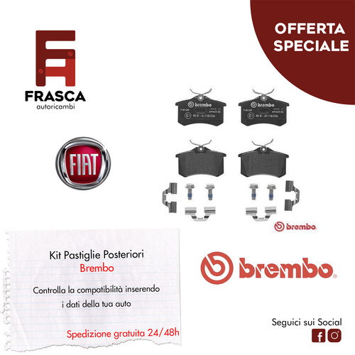 Pastiglie freno posteriori - pastiglie,