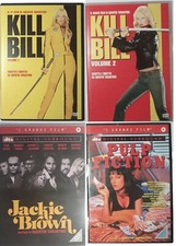 Dvd Pulp Fiction + Kill Bill Volume 1 E 2 + Jackie Brown Lotto Quentin Tarantino
