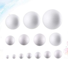 Sfera e ovetti polistirolo ad ALTA DENSITA' varie dimensioni da 4 cm a 10 cm 