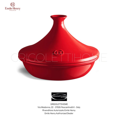 Tajine rosso grand - -, rosso/grand