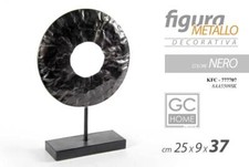 FIGURA DECORATIVA IN METALLO