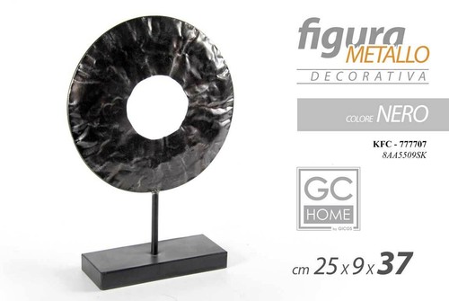 Figura decorativa metallo - figura, in