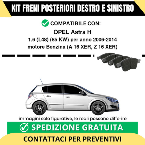 Pastiglie freno posteriori - pastiglie,