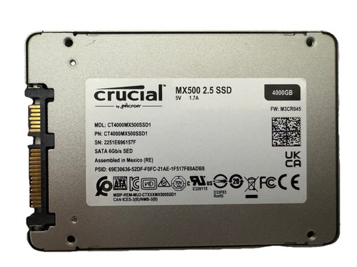 Ssd mx500 crucial - mx500, 4