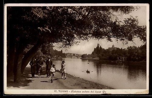 Cartolina torino artistica - torino,,