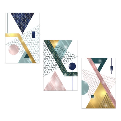 Set quadri moderni poster - 3,