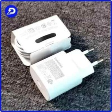 CARICABATTERIE RAPIDO SAMSUNG ORIGINALE ALIMENTATORE SPINA 25W + CAVO 1m TYPE-C