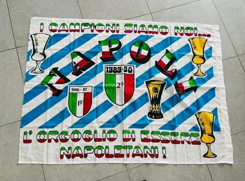 Bandiera napoli 1989 - napoli, 1989/90