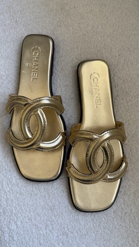 Mulo laminato crepato - , chanel