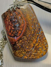 Ciondolo pendente opale boulder KOROIT Australiano