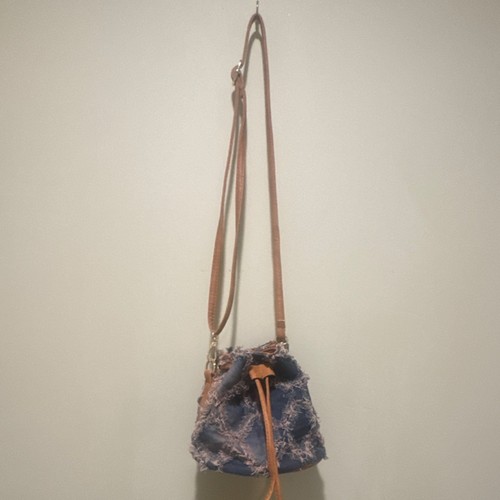 Borsa secchiello blu rosa - secchiello,