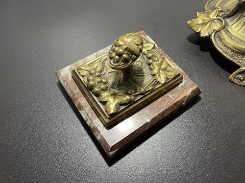 Antico fermacarte bronzo e - antico,