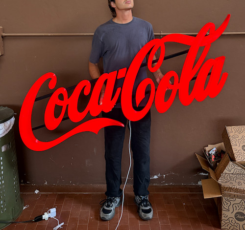 Insegna luminosa coca cola - insegna,