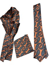 Cravatta Foulard Set Con