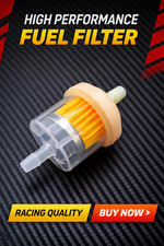Filtro Benzina 1/4" 6mm