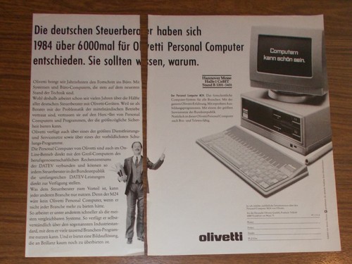 Rara pubblicità olivetti - pubblicità,