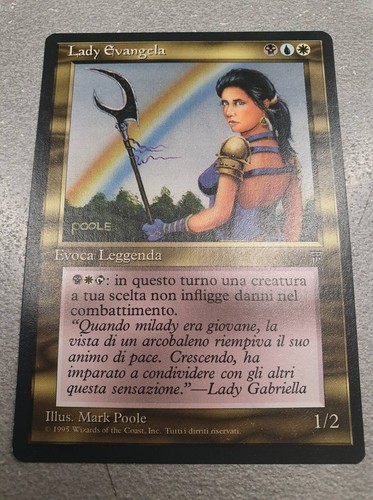 Lady evangela ita mtg - evangela,