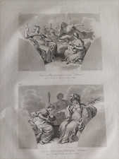 Primi 800. Incisione Saint Non Figure Allegoriche Di Solimena 