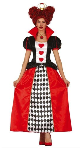 Costume regina cuori - regina, di