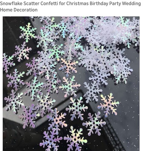 Snowflake multicolor plastic - multicolor,