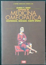 APPUNTI DI MEDICINA OMEOPATICA KENT JAMES T. RED EDIZIONI 1998