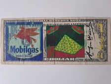DOLLARO originale firmato a mano Andy Warhol & Keith Haring con certificato