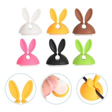 12 pezzi porta clip per cavi coniglietto porta cavi creativo pratico porta cavi