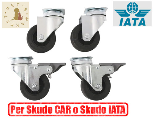 Kit ruote piroettanti con - kit,