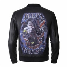 Giacca pelle biker eagle - pelle,