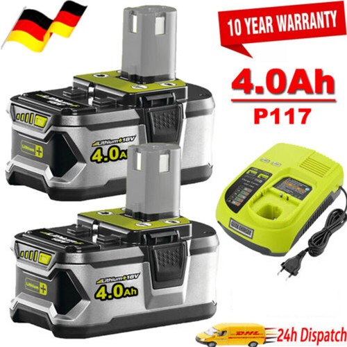 Per batteria ryobi 18v - 18v, 4ah