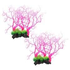  2 Pcs Decorazioni Di Coralli Per Acquari Corallo Del Serbatoio Pesci