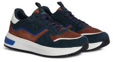 HARMONT & BLAINE EFM252.050.A60.BL SNEAKERS SCARPE UOMO LACCI STRINGHE BLU